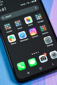 smartphone displaying a clean HyperOS interface