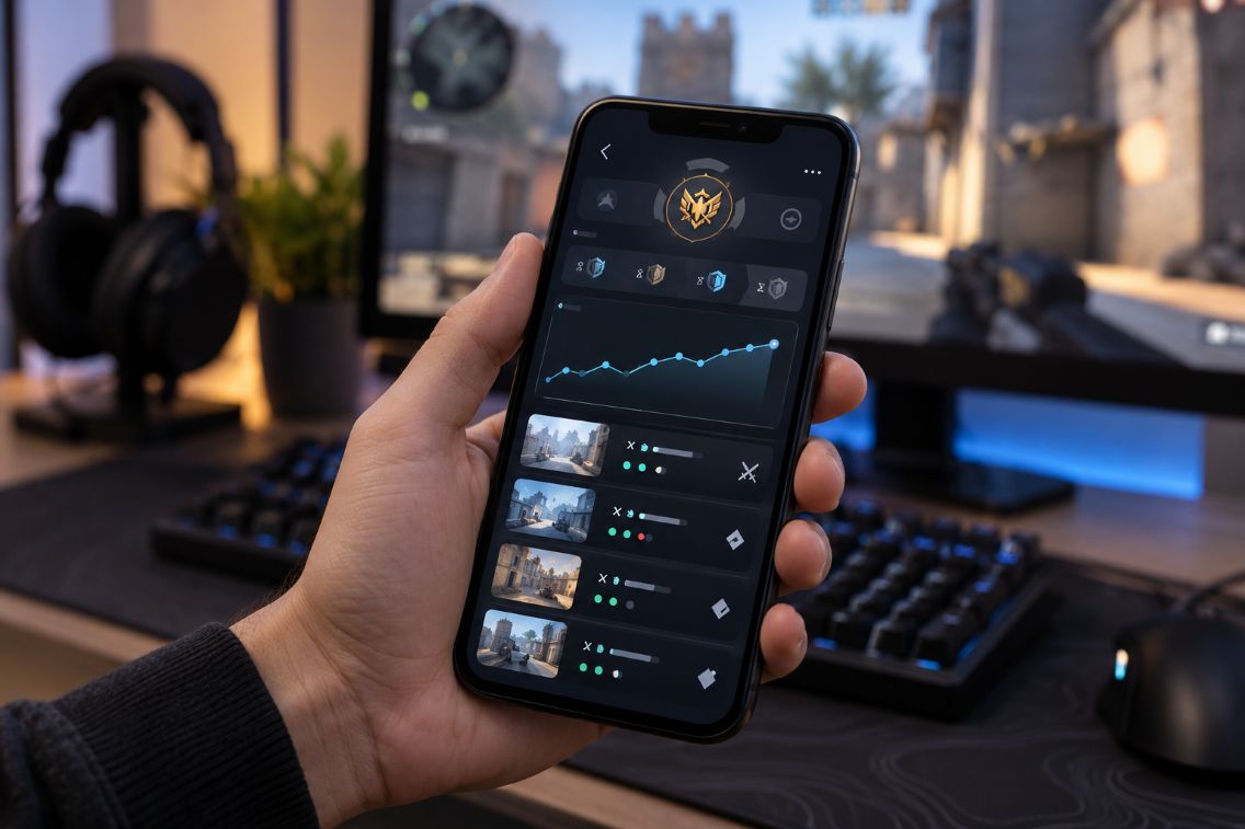 competitive gaming progress dashboard